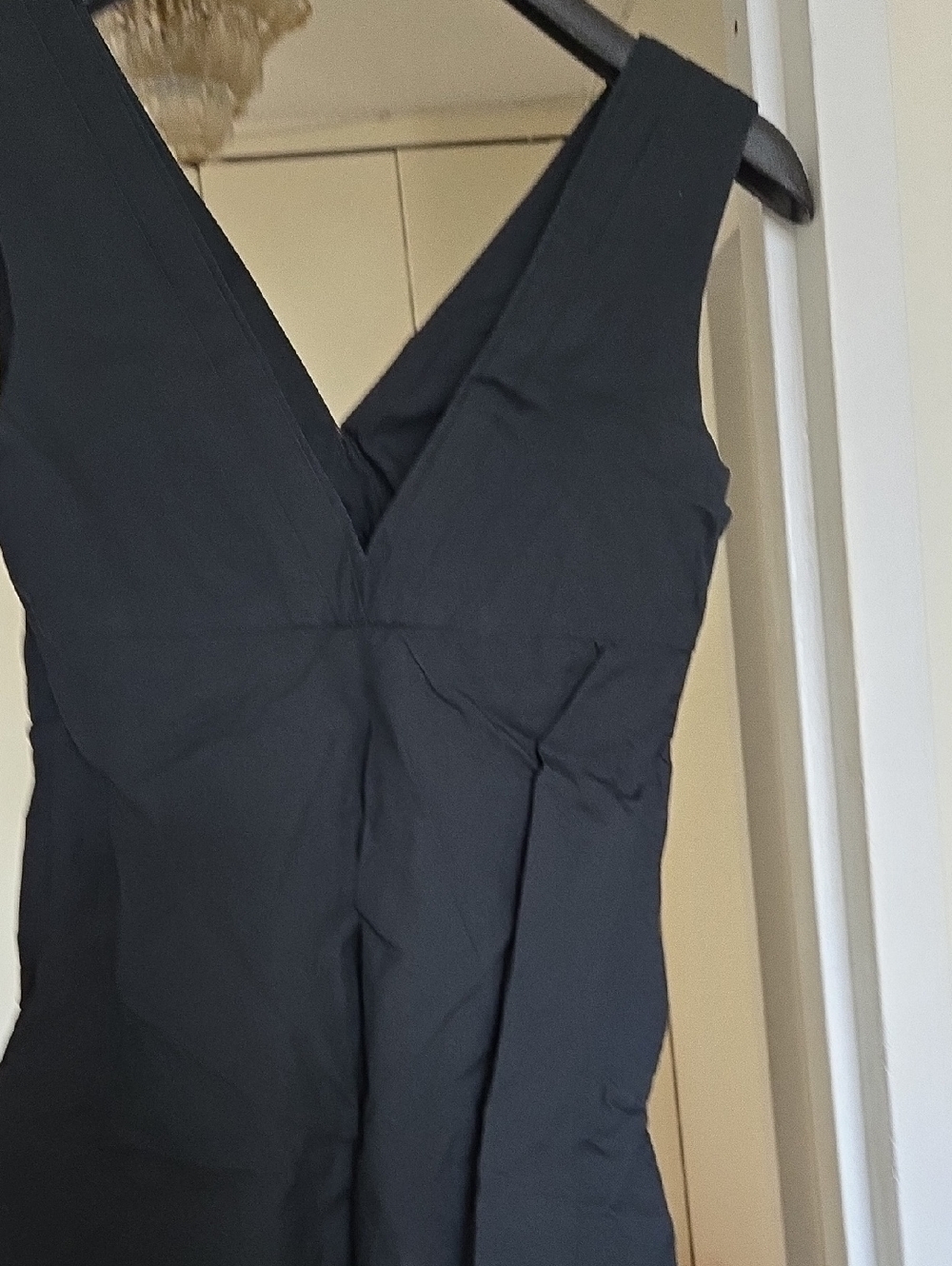 Classic Black V-Neck Women's Top